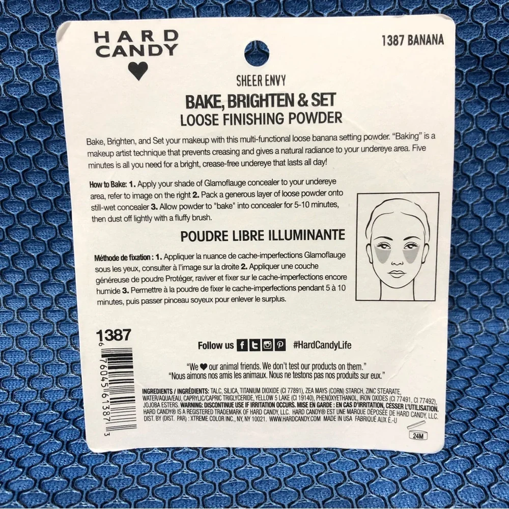 Hard and candy bake brighten & set loose finishing power.0.63oz